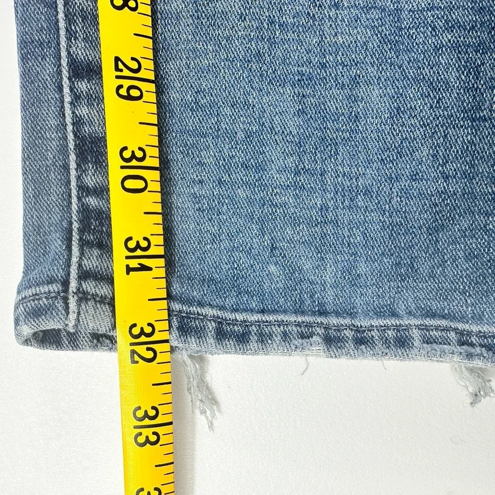 7 For All Mankind The Straight Jeans Mens 36 Stretch Straight Leg Distressed